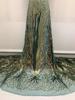 Encaje Bordado con Lentejuelas Europeas, Americanas y No de Medio Oriente Estrellas Vestido de Fiesta Disfraces Tela Bordada Lentejuela