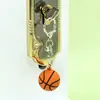 Venta Caliente Llavero Colgante de Bola Estéreo 3D Accesorios para Bolsos Llavero PVC Goma Blanda Llavero Colgante Pequeño Decorativo