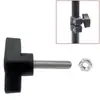 Suporte para Transmissão ao Vivo de Celular Parafuso Apertado à Mão Cabeça de Borracha Plástica Suporte para Alto-falante Suporte para Música Tripé Acessórios de Fixação de Travamento Universal