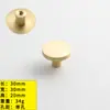 Manija de Puerta de Latón, Manija Simple para Puerta de Armario, Manija para Puerta de Cajón de Armario, Manija Nórdica de Lujo Ligero de Cobre Dorado