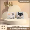 Velas Eletrônicas para Comemorar o Falecimento de Animais de Estimação, Luz de Longa Duração para Gatos e Cachorros, Suporte de Exibição com Pegadas Estilo Europeu, Placa Memorial