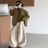Conjunto de Otoño/Invierno para Niñas 2026 Nuevo Casual Estilo Coreano para Niños Medianos y Mayores Suéter Peludo con Forro de Terciopelo Ropa Interior Pantalones Deportivos Moderno