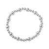 Pulsera de cuentas de plata esterlina 925 de cuerpo entero del diseñador danés iins, hecha a mano de forma irregular, nuevos productos apilados
