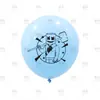 Decoración de fiesta de globos con tema de juego nocturno de fortaleza transfronteriza fortaleza noche fornite traje de globos de látex