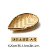 Prato Artesanal em Formato de Barco de Bambu para Decoração de Sashimi Japonês, Pá de Bambu, Cesta de Bambu, Cesta de Sobremesa, Prato Especial de Bambu, Mini