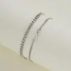 Pulsera de Joyería Nuevo Amor Transfronteriza de Amazon Pulsera Exquisita de Cadena Cubana Joyería de Moda para el Trabajo Regalo para Mujer