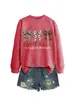 Fútbol es mi favorito Amazon Wish sitio independiente moda casual versátil sudadera para mujer
