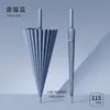 Guarda-chuva de golfe, cabo reto, haste longa, 24 varetas, totalmente de fibra, masculino, tamanho duplo, automático, especialmente projetado para chuva forte, reforçado e durável
