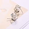 Pendientes Múltiples de Hilo con Forma de C para Mujer, Nuevo Estilo Coreano de Moda, Pendientes de Celebridad de Internet, Lujo Ligero, Gama Alta, Pendientes Elegantes al por Mayor