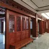 Tallado en Madera Dongyang Puertas y Ventanas Antiguas Personalizadas Reja de Madera Maciza Calada Chinoiserie Reja de Madera Mampara de Entrada Ventana Tallada