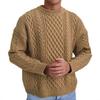 Amazon Suéter de Punto para Hombre Otoño Cuello Redondo Unisex Holgado Casual Versátil Manga Larga Jersey Jacquard