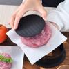 Venda quente transfronteiriça redondo plástico hambúrguer carne Prensa molde bola de arroz Ferramenta de prensagem de bolo de carne Burger Press