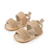 2025 Nuevos Zapatos para Bebé Sandalias de Velcro Transpirables Suela de Goma Suave Talón Anticaída Zapatos para Niña Zapatos para Bebé