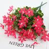 Simulación orquídea de pasto de primavera hojas de eucalipto magnolia narcisos decoración exterior para el hogar joyería artificial floral al por mayor