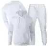 Conjunto deportivo casual de tres piezas para hombre, otoño e invierno, 220g, nuevo, comercio exterior transfronterizo, corte holgado, sudadera de forro polar y pantalón de chándal, manga larga