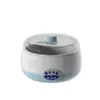 Dispensador de Agua para Gatos Temperatura Constante Máquina de Yogur Dispensador de Agua Calefacción de Invierno Plato de Bebida para Mascotas en Lata Plato de Acero Inoxidable para Gatos