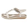 923-5 primavera e verão 2025 novas sandálias rasteirinhas leves e confortáveis para mulheres com cinto elástico lazer praia sapatos tamanho grande