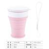 Venta Caliente de Amazon Taza de Agua Plegable de Silicona para Exteriores Estudiante Práctica Taza de Café Taza de Plástico Regalo en stock