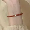 Pulsera de Perlas Irregulares Francesas Pulsera para Mujer Nicho Lujo Ligero Exquisita Moda Oro Media Pulsera Accesorios de Pulsera