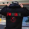 Moletom com Capuz e Manga Longa Masculino para Outono e Inverno, Confortável