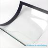 3mm Vidro Curvado a Quente Artesanal Vidro Curvado a Quente Vidro Curvado a La Carte Gabinete Vidro Curvo Aço Curvo Vitrine Vidro Atacado