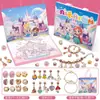 Dia das Crianças TikTok Taobao Dropshipping Educacional Artesanal Cristal DIY Conjunto de Pulseira de Contas Presente para Meninas Atacado
