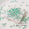 Preciosos Cuentas de Arroz Importadas Cuentas de Cacahuete de Vidrio Rellenas con Núcleo Teñido en Núcleo Accesorios para Joyería Pulsera Hecha a Mano DIY Colgante