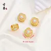 Accesorios de Cuentas de Gota de Esmalte Cloisonné, Cuentas para Pulsera DIY Hecha a Mano con Agujero Pasante Tachonadas de Diamantes, Cuentas Sueltas Azul Quemado