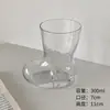 Estilo Ins Popular Criativo Botas Vidro Transparente Personalizado Suco Bebida Cerveja Copo Tendência Café Bebida Fria Copo