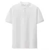 Venta Directa de Fábrica Camiseta Retro Americana de Peso Pesado de Manga Corta Camisa Polo para Hombre Ropa Deportiva para Fitness Camiseta de Seda Helada con Cuello Redondo