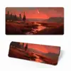 Mouse Pad Paisagem Impressa Extra Grande Venda Quente Transfronteiriça Borracha Natural Antiderrapante Borda Espessada Tapete de Mesa Dropshipping
