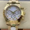 Reloj para Hombre Rolex Daytona Serie 40mm Multifuncional Cronógrafo Incrustado de Diamantes Mecánico Totalmente Automático Aliexpress