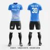 Conjunto de Uniforme de Fútbol, Jersey de Fútbol para Hombre, Uniforme de Competición de Equipo, Uniforme Deportivo de Entrenamiento de Manga Corta con Estampado
