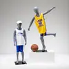 Adereços de Modelo Esportivo Infantil, Manequins, Figuras de Boneco para Corrida, Suportes de Exibição de Modelos de Roupas Infantis para Lojas de Roupas, Modelos Juvenis de Corpo Inteiro