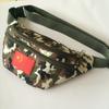 Riñonera deportiva de camuflaje de moda para hombre, bolsa para teléfono móvil de ocio al aire libre, bolsa multiusos para llaves para mediana edad y personas mayores, venta al por mayor de fabricantes