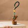 Llavero Colgante Sandalia Viaje Seguro Bambi Coche Exquisito Colgante para Teléfono Móvil Cadena Colgante para Bolso de Pareja para Hombre y Mujer