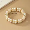 Un Pulsera Elástica de Perlas de Moda Transfronteriza Europea y Americana