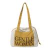 Bolso de Tela de Nylon para Dama Nuevo 2024 Color de Contraste Letra Bolso Dumpling Bolso de Hombro Tote de Moda
