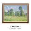 Pinturas decorativas para sala de estar, arte de pared para pasillo, pinturas mundialmente famosas de Monet, pinturas al óleo texturizadas pintadas a mano, murales de pared de fondo para restaurantes de estilo europeo