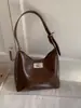 Transfronteiriço 2025 Nova Nicho de Luxo de Mão Tendência Versátil Bolsa Saco Estilo Coreano Fashion Simples Bolsa de Ombro