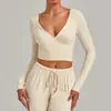 Cardigan xale transfronteiriço manga longa peça única para yoga amarração roupa de yoga cobertura externa para atividades ao ar livre vestuário esportivo fitness 6819