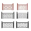 Nuevo Barandal de Arte de Aluminio Estilo Chinoiserie Barandal de Aislamiento para Balcón Barandal de Valla para Patio Exterior de Casa Barandal de Aleación de Aluminio Valla de Pared