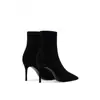 Nuevas Botas Cortas de Moda Otoño e Invierno 2026 para Mujer, Botas Ajustadas, Estilo Versátil de Celebridad de Internet, Tacón Fino, Tacón Alto, Punta Fina, Botas Negras Elásticas