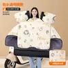 Capa Antivento para Veículo Elétrico, Impermeável e à Prova de Vento, Espessada e Forrada com Lã para o Inverno, Quente e Resistente à Geada, Anti-Sujeira, para Andar de Bicicletas Elétricas