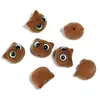 Nuevas Cuentas de Cabeza de Gato con Ojos Grandes Dibujados Aterciopeladas para Cadena de Teléfono Móvil DIY Llavero Accesorios de Joyería Cuentas Sueltas Venta al por Mayor