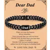 Amazon Comércio Exterior Pai e Filho Cartão Pulseira de Aço Inoxidável Moda Personalidade Estilo Hip-Hop Joia de Mão Presente Masculino