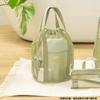 Bolsa de Almacenamiento para Viaje Malla Hueca Bolso Tote Bolsillo con Cordón Plegable Ultraligera Bolsa de Playa Neceser Transfronteriza