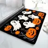 Decoraciones de Halloween Transfronterizas en Stock para Uso Doméstico, Felpudos para Puerta de Entrada de Fácil Cuidado, Alfombrillas de Baño, Alfombras para Piso de Vestíbulo, Disponibles para Dropshipping