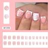 Europa y Estados Unidos en las largas lindas uñas frescas con brillo dulce nicho de chica uñas postizas cortas usar uña lote mixto uñas