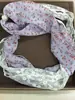 Bufanda de tela de encaje con lunares y perlas estilo coreano para mujer, moda de nicho con un toque de alta gama, accesorio de diseño pastoral